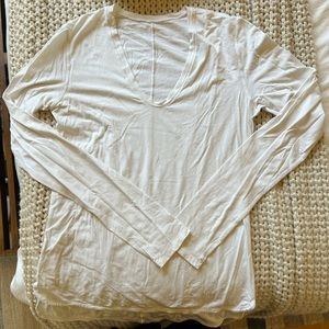 Lululemon Long Sleeve Shirt in White